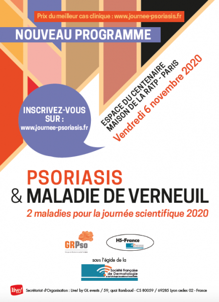 Psoriasis et Maladie de Verneuil - 2 maladies pour la journée scientifique 2020